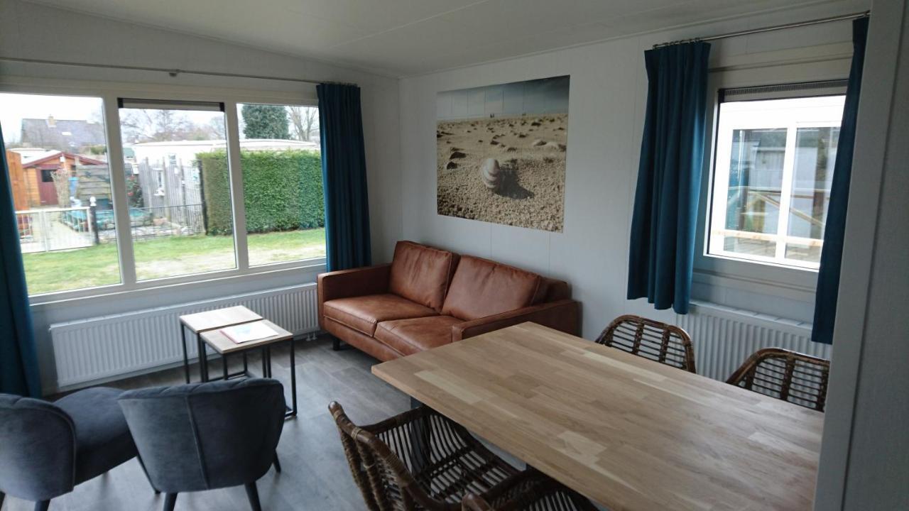 Camping De Duinhoeve Chalet Schelp Not For Companies ニーウ・ハームステーデ エクステリア 写真