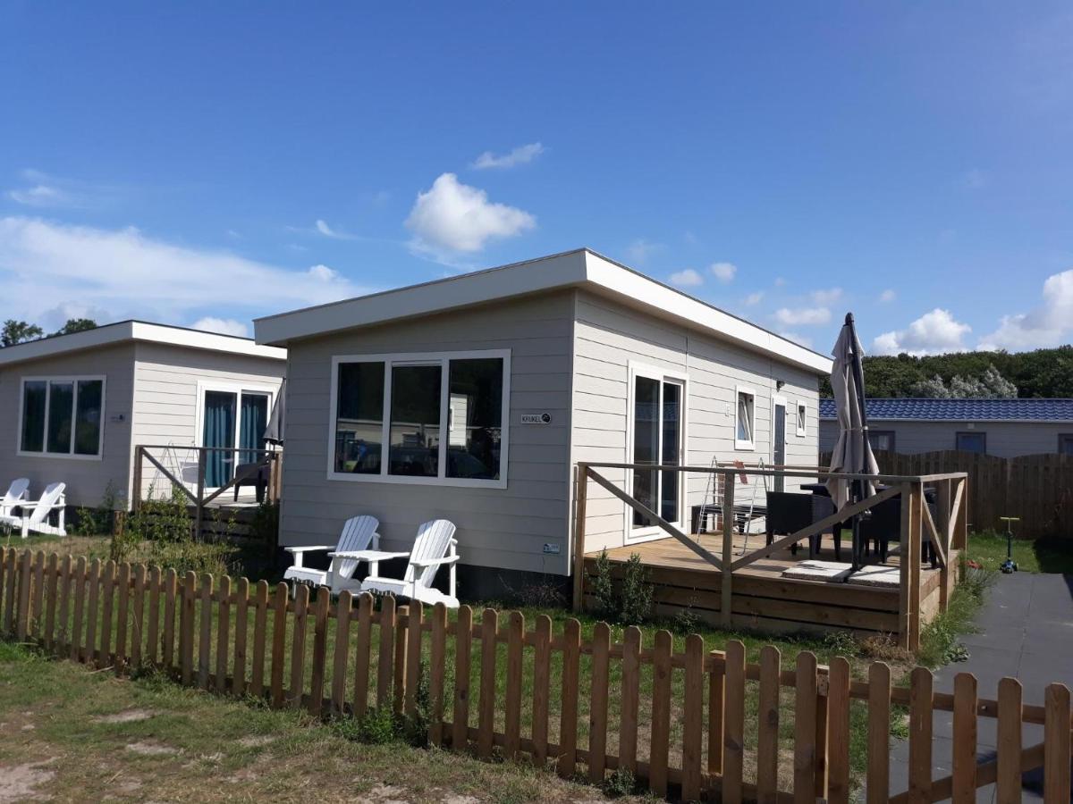 Camping De Duinhoeve Chalet Schelp Not For Companies ニーウ・ハームステーデ エクステリア 写真